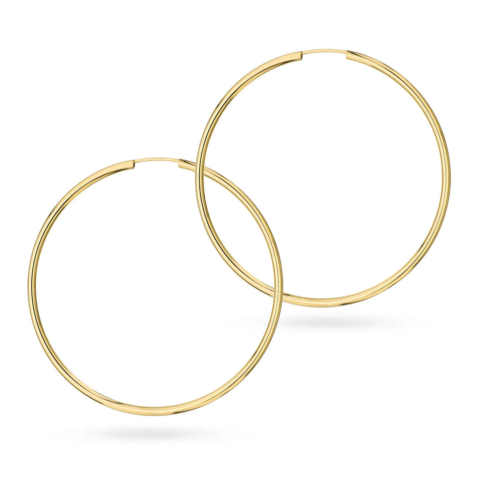 Gold Creaolen Ohrringe 35-60mm