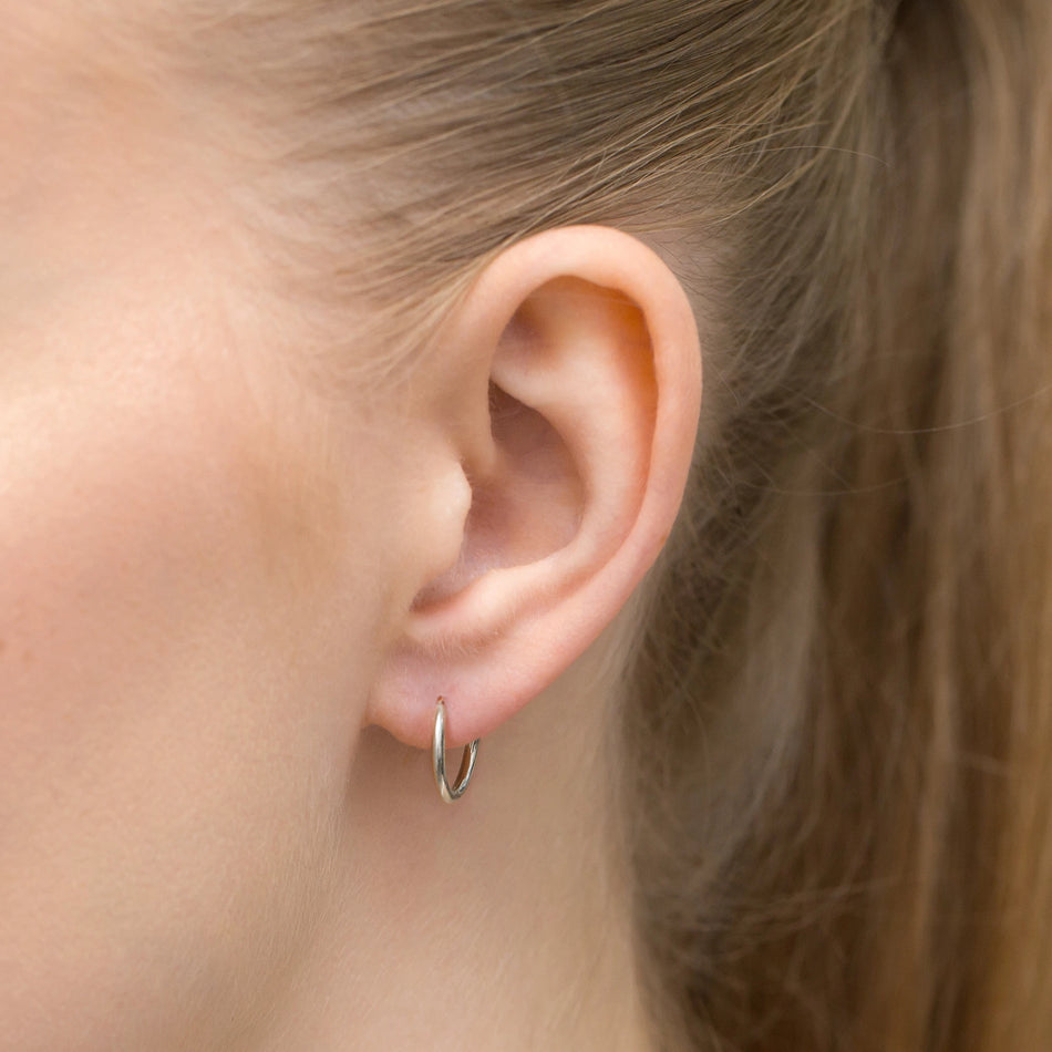 Silber Creaolen Ohrringe