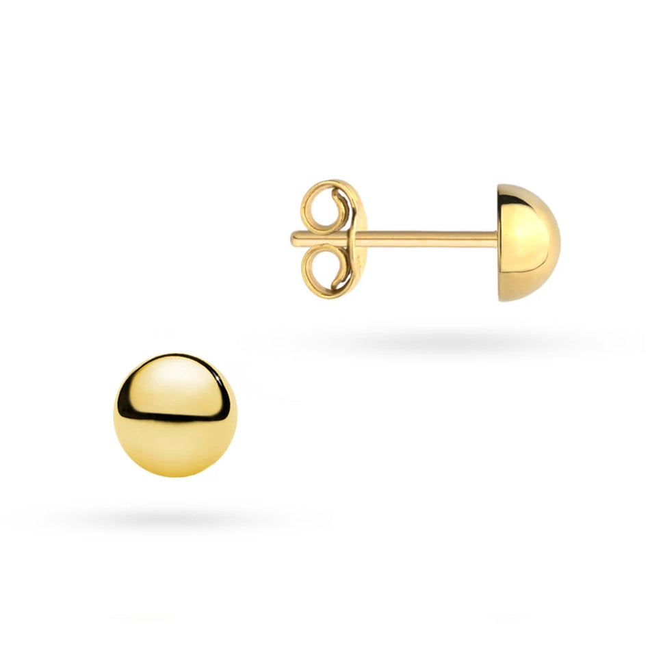 Gold-plated Silver Stud Earrings