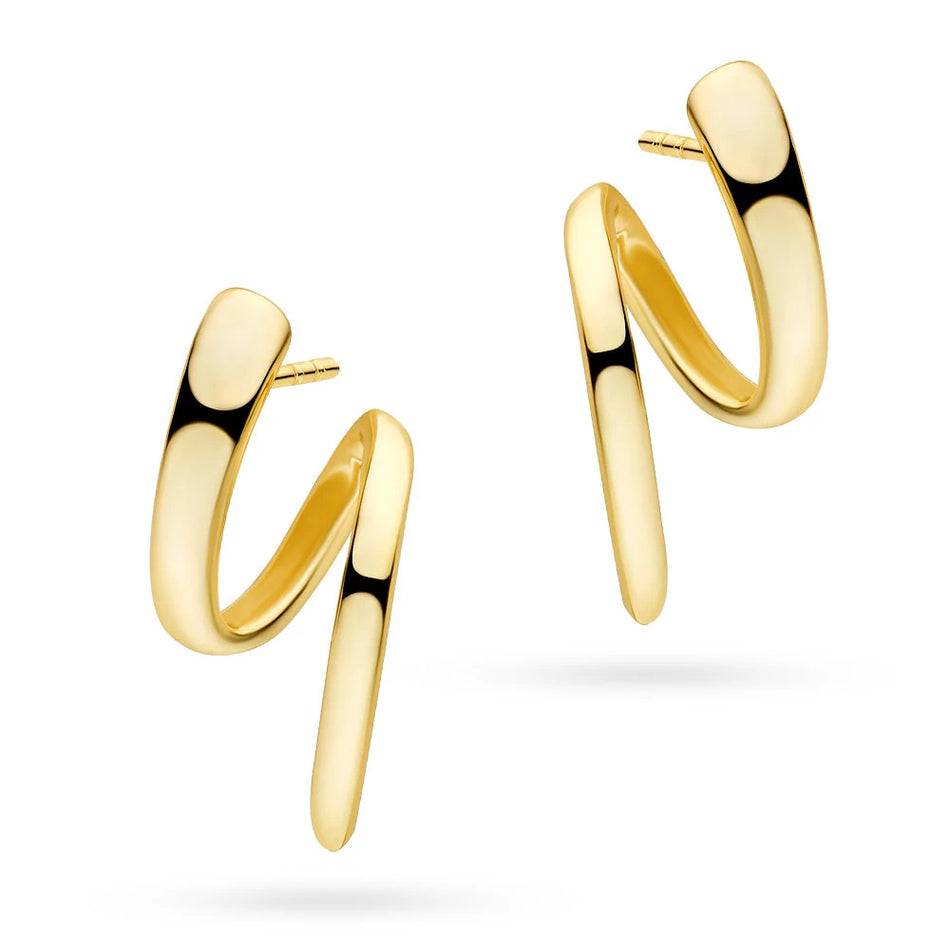 Gold-plated Silver Stud Earrings