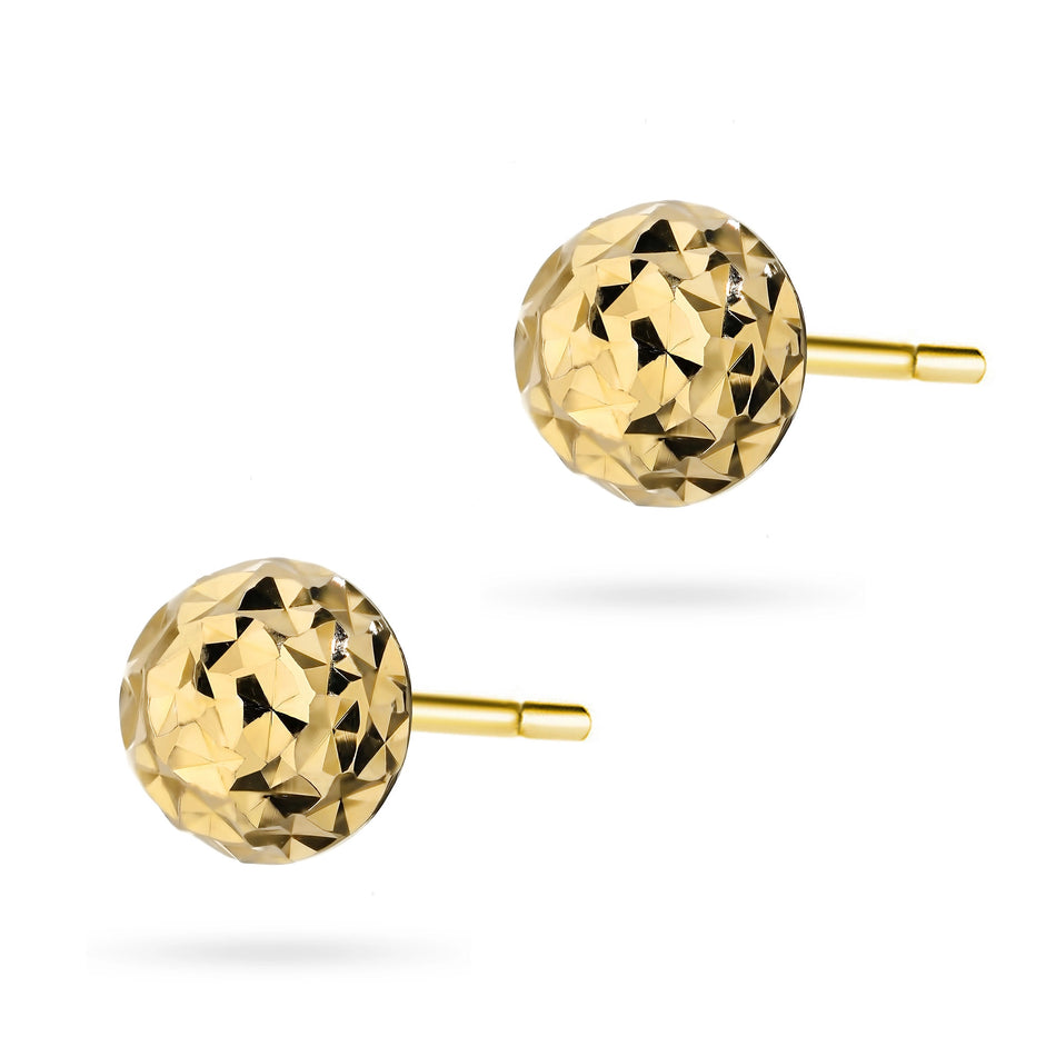 Gold-plated Silver Stud Earrings