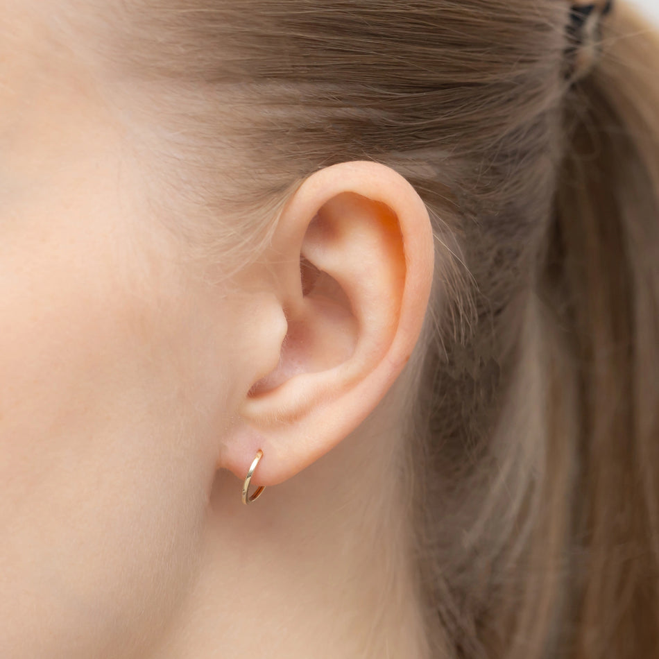 Gold Creaolen Ohrringe 10mm