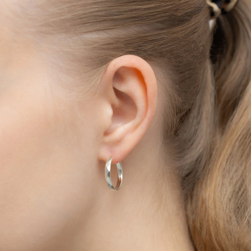 Silber Creaolen Ohrringe