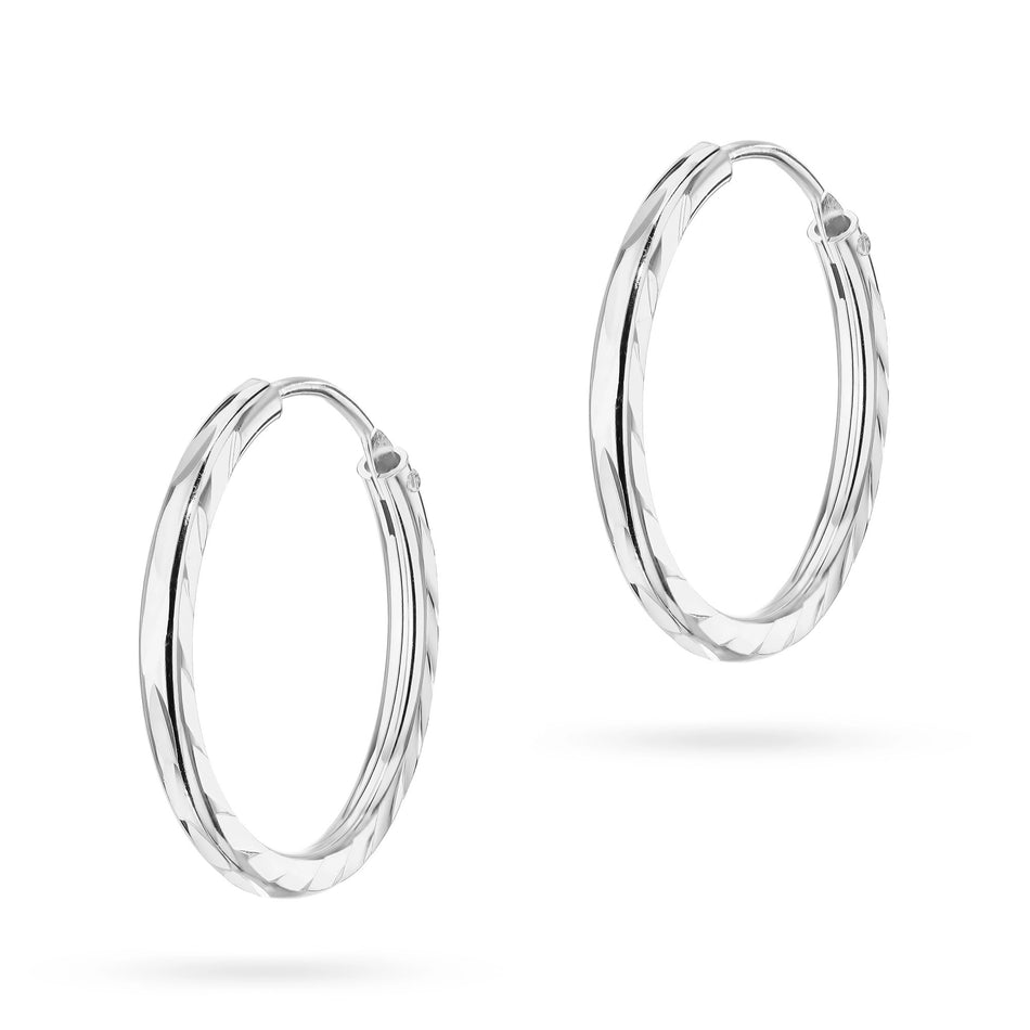 Silber Creaolen Ohrringe