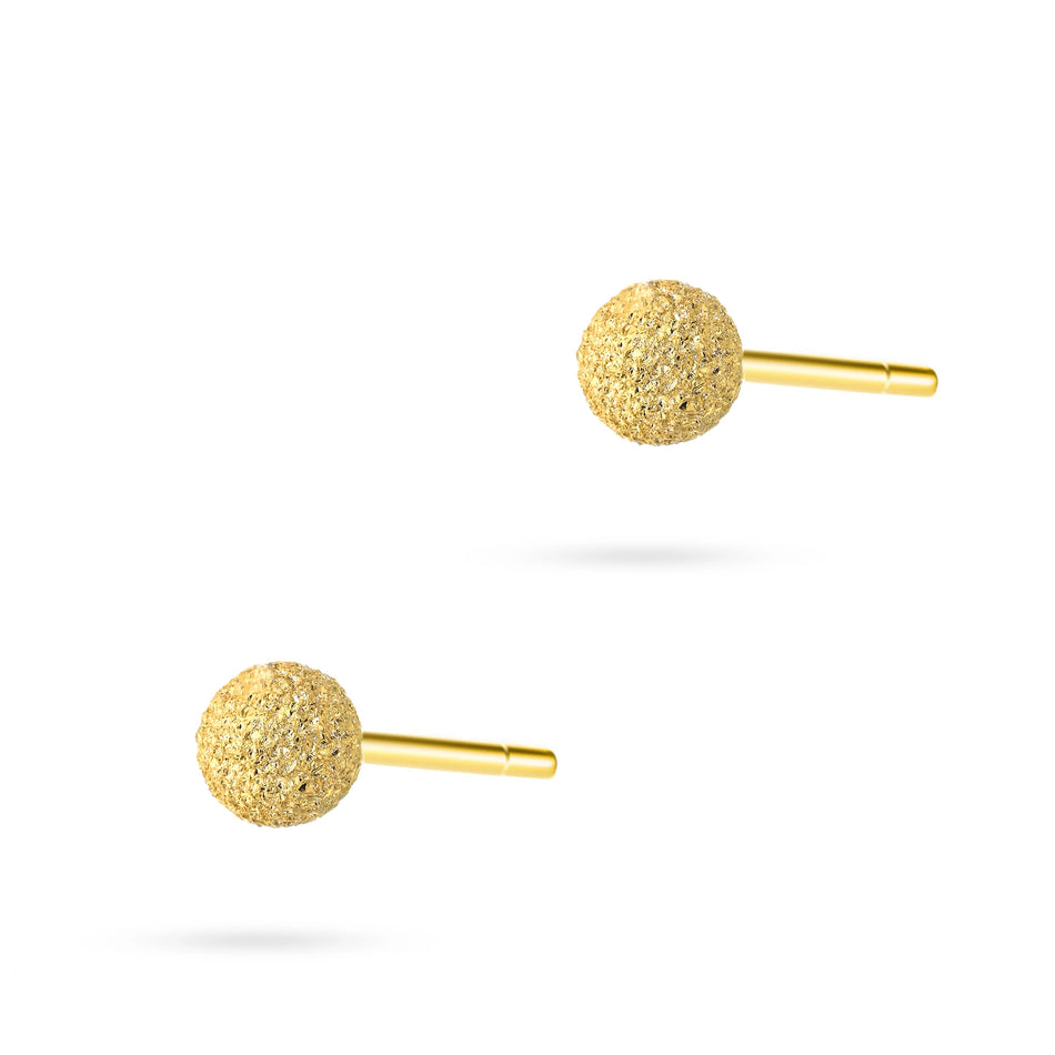 Gold-plated Silver Stud Earrings
