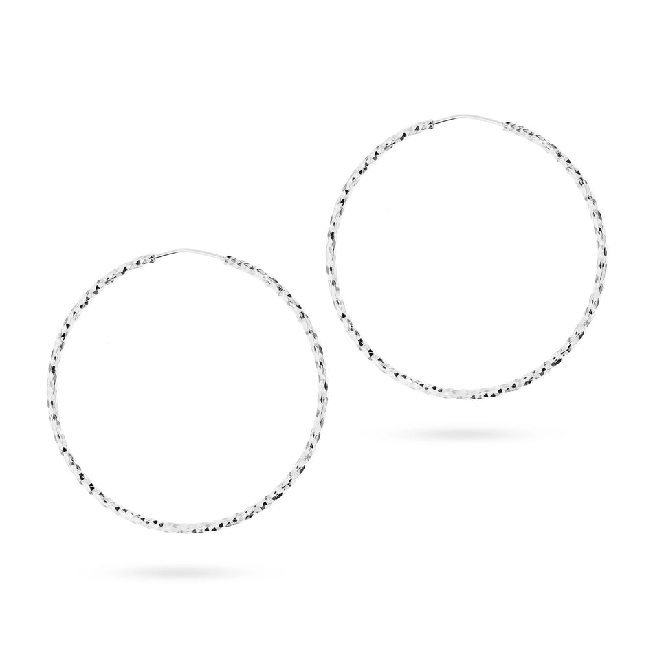 Silber Creaolen Ohrringe 25-45mm