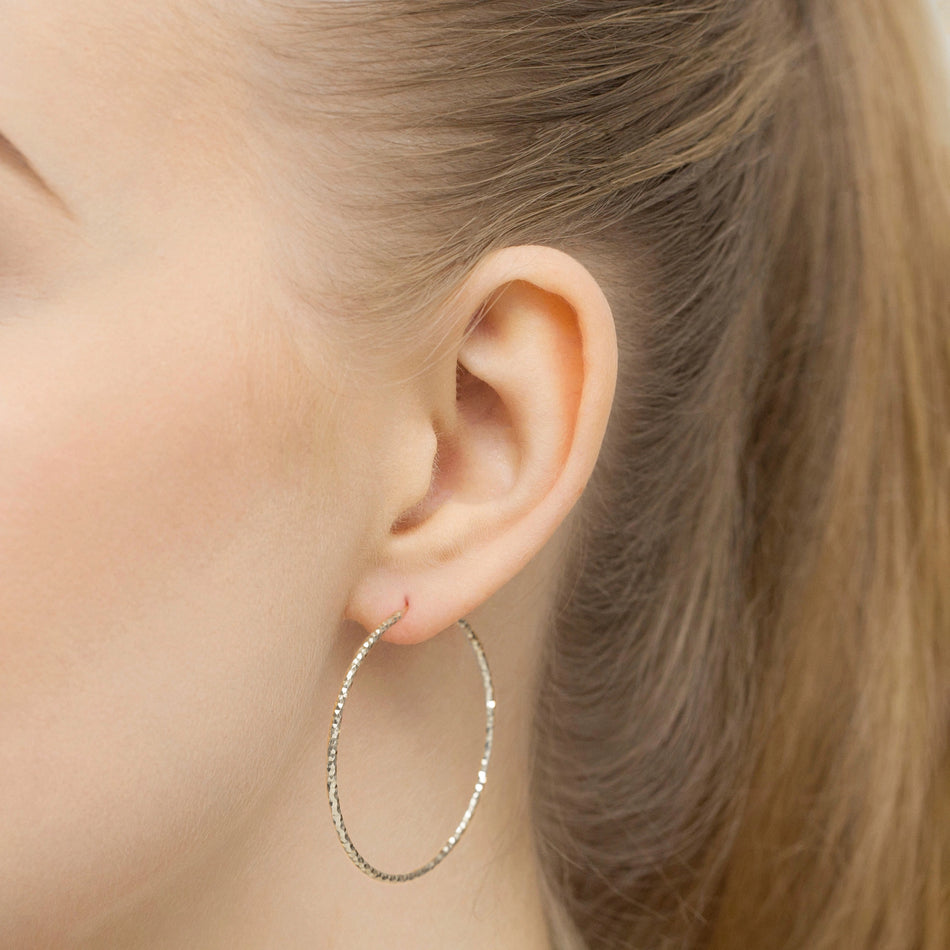 Silber Creaolen Ohrringe 25-45mm