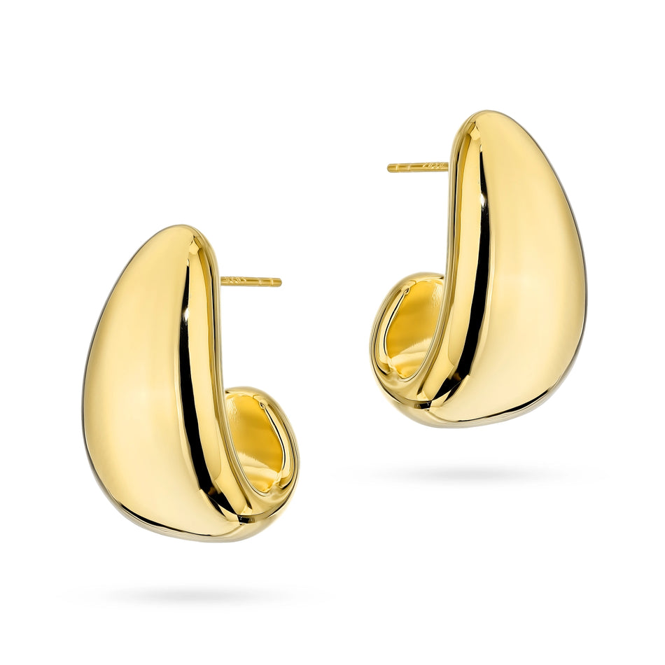 Gold-plated Silver Stud Earrings