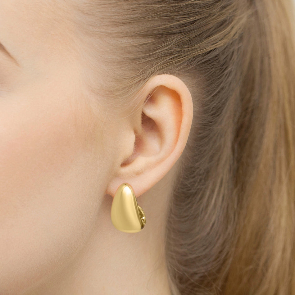 Gold-plated Silver Stud Earrings