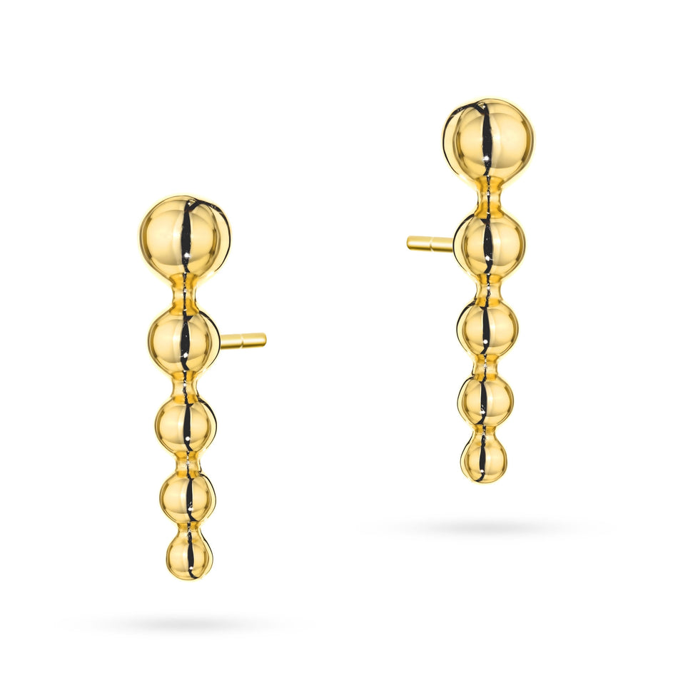 Gold-plated Silver Stud Earrings