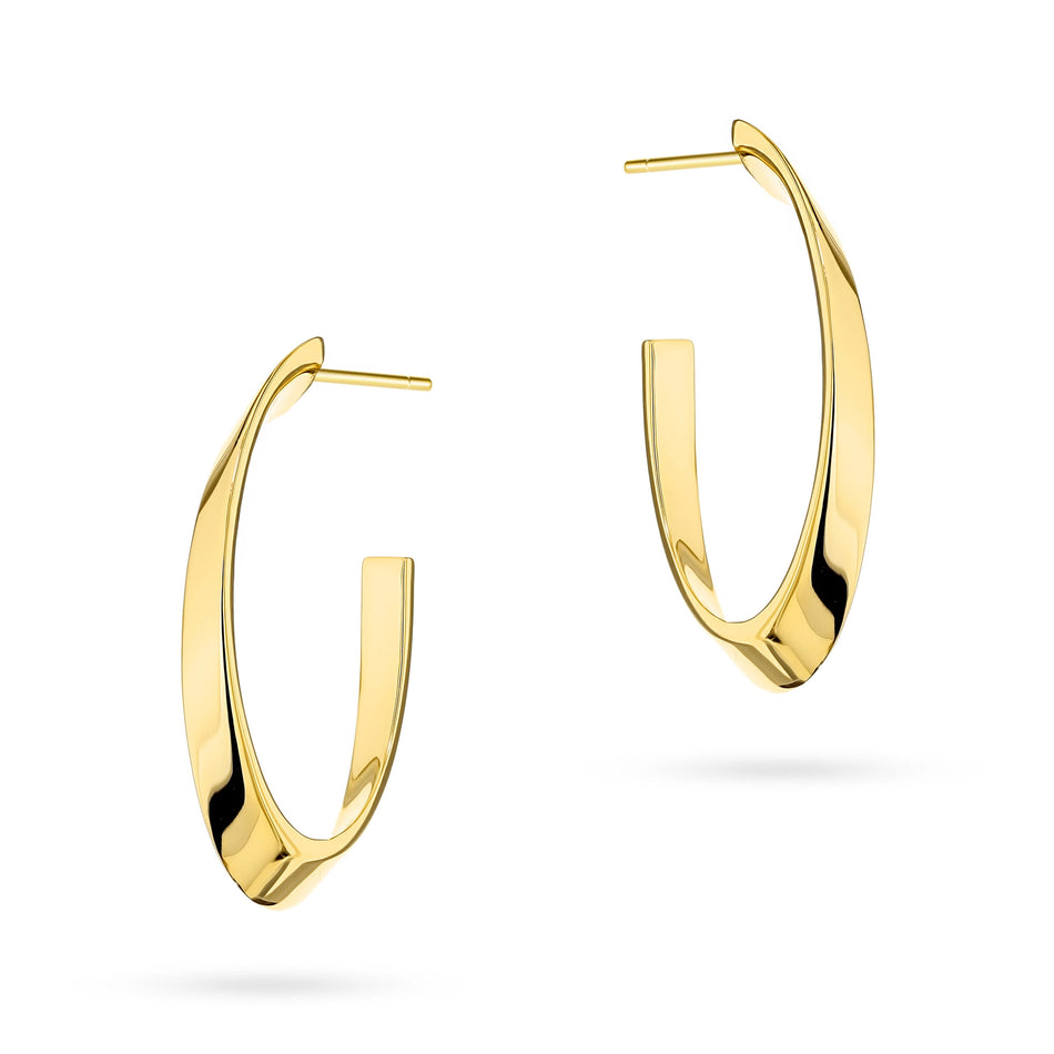 Gold-plated Silver Stud Earrings