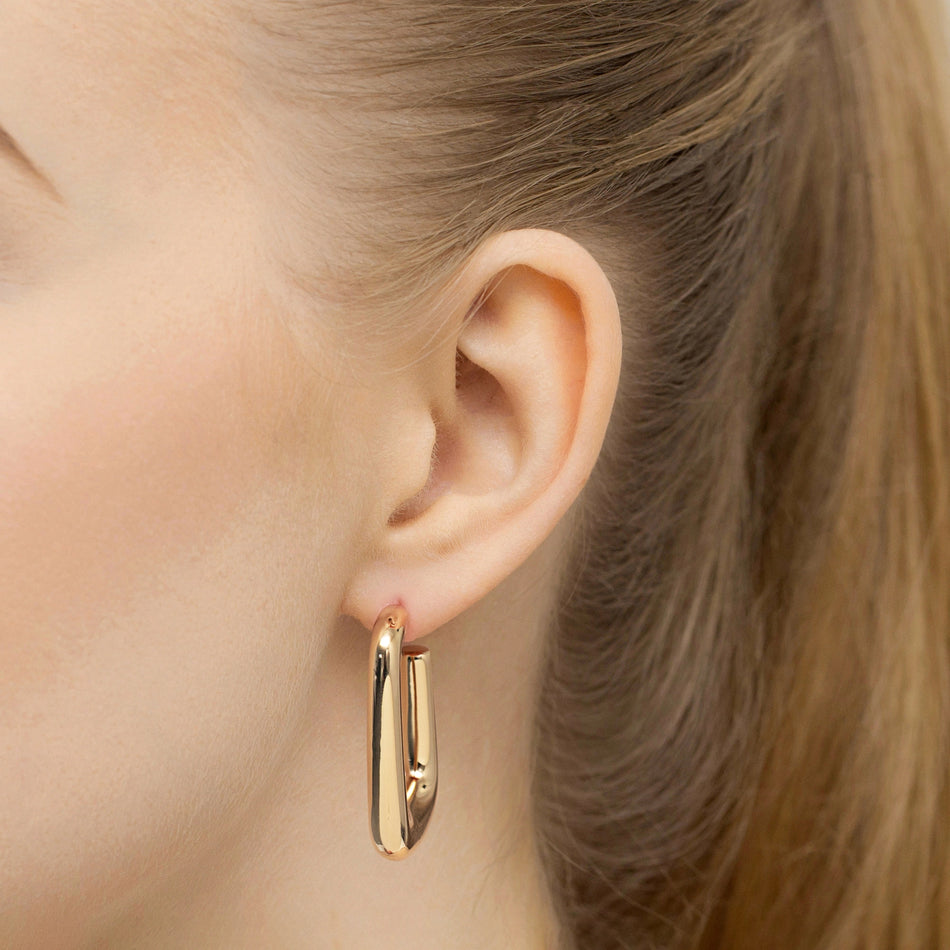 Gold-plated Silver Stud Earrings
