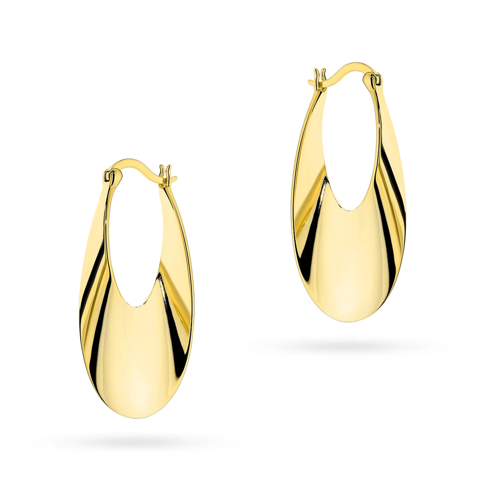 Vergoldete Silberohrringe