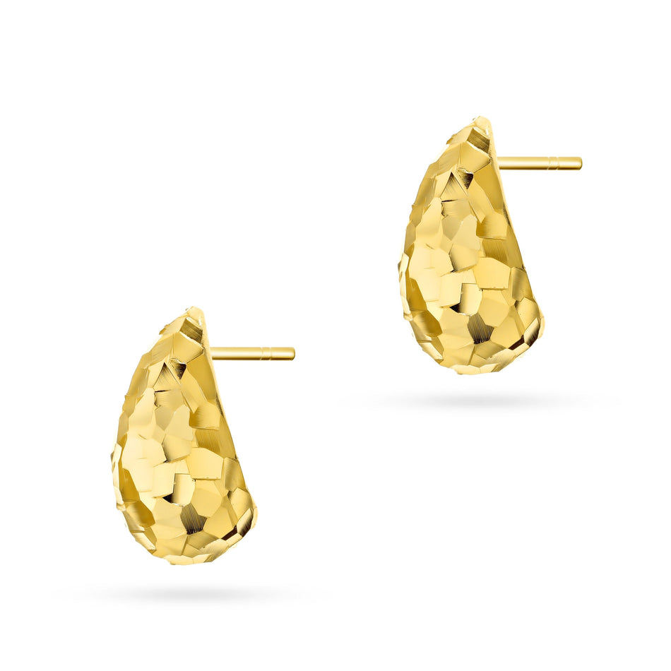 Gold-plated Silver Stud Earrings