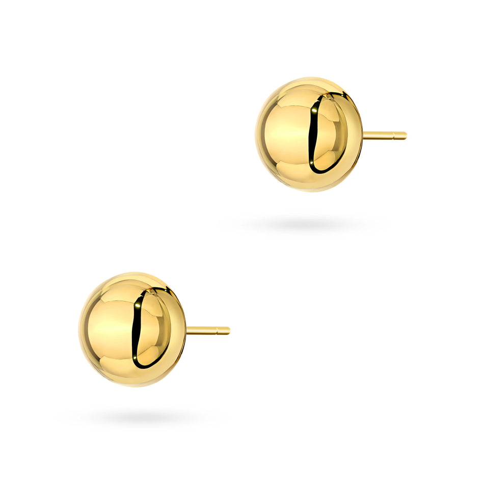 Gold-plated Silver Stud Earrings