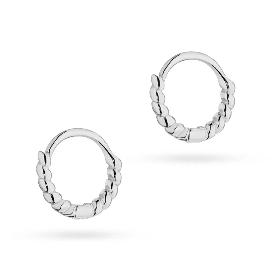 Silber Creaolen Ohrringe