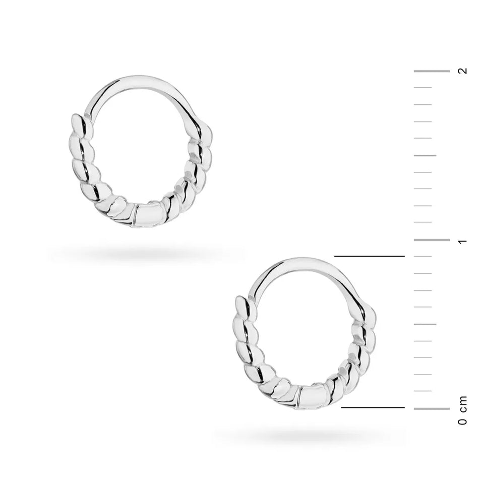 Silber Creaolen Ohrringe