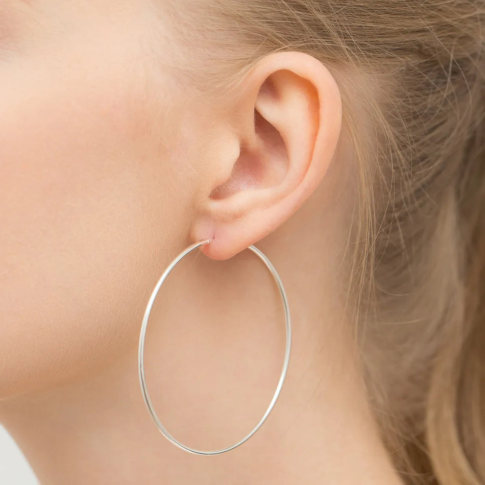 Silber Creaolen Ohrringe