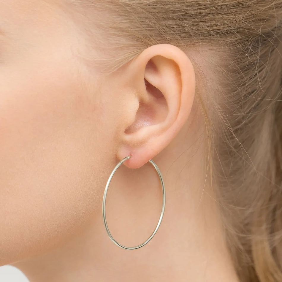 Silber Creaolen Ohrringe