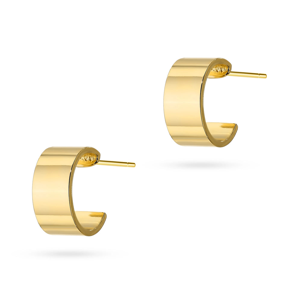 Gold-plated Silver Stud Earrings