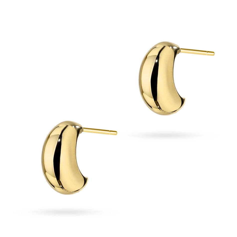 Gold-plated Silver Stud Earrings