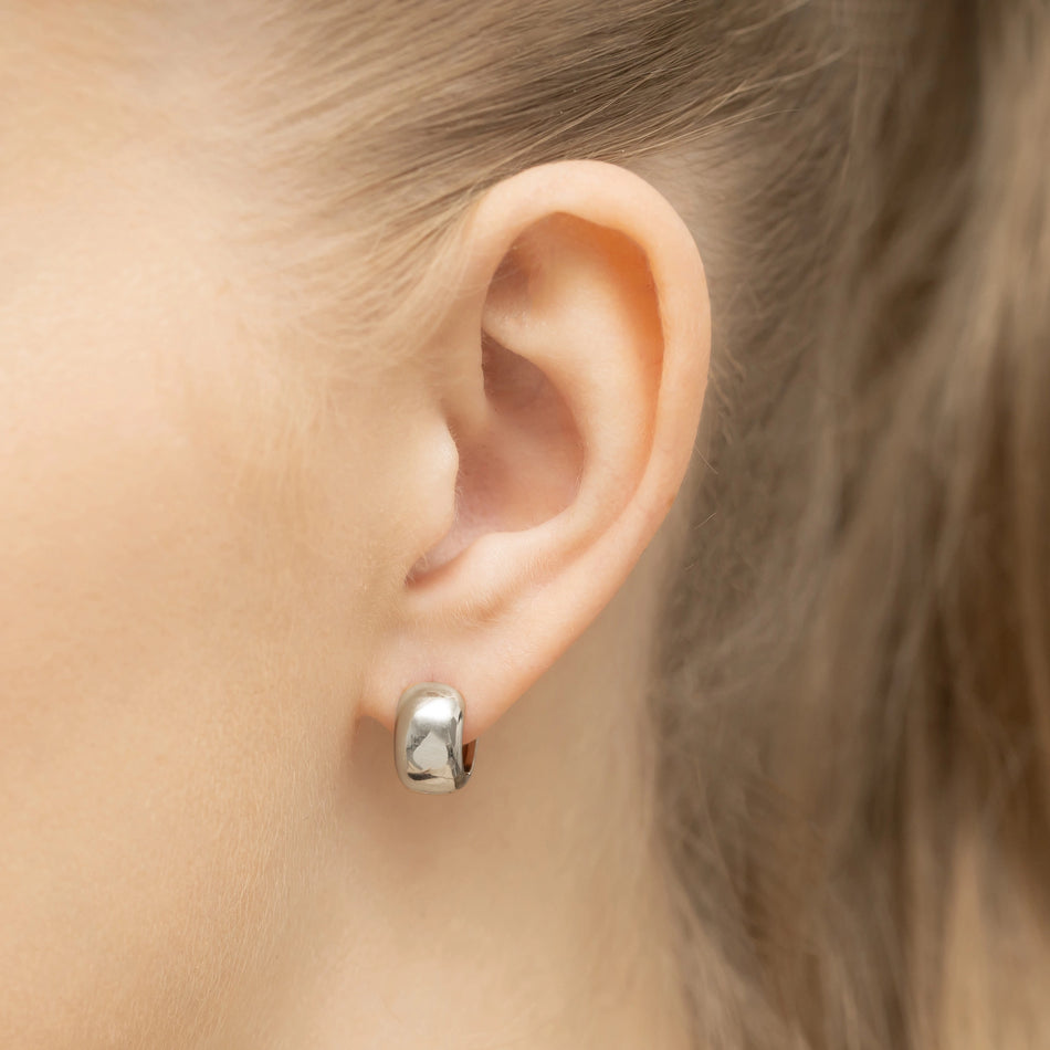 Silber Creaolen Ohrringe