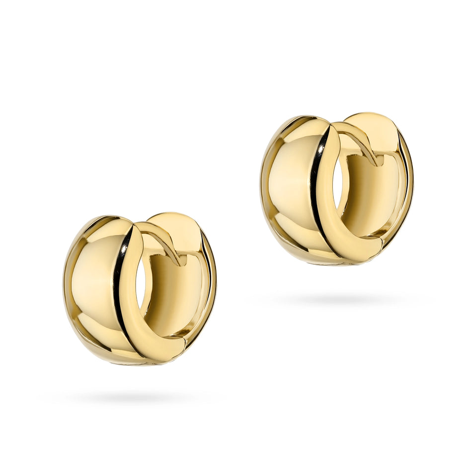 Vergoldete Silber Creaolen Ohrringe