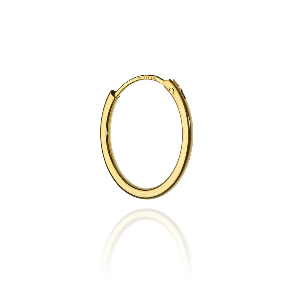 Gold Creaolen Ohrringe 15mm