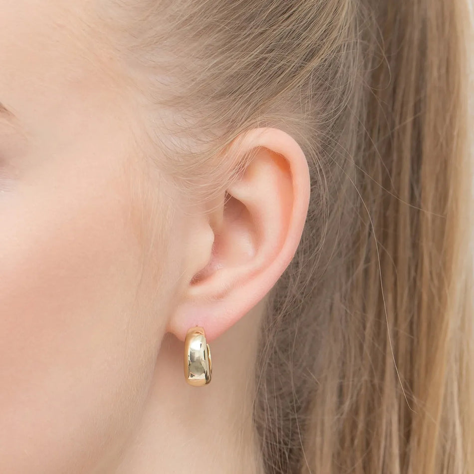 Gold-plated Silver Stud Earrings