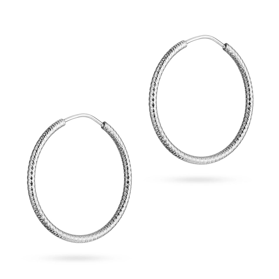 Silber Creaolen Ohrringe