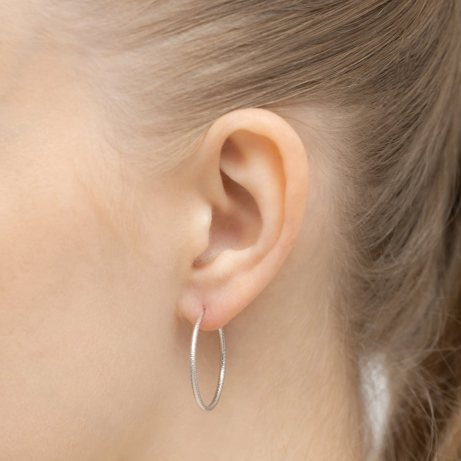 Silber Creaolen Ohrringe