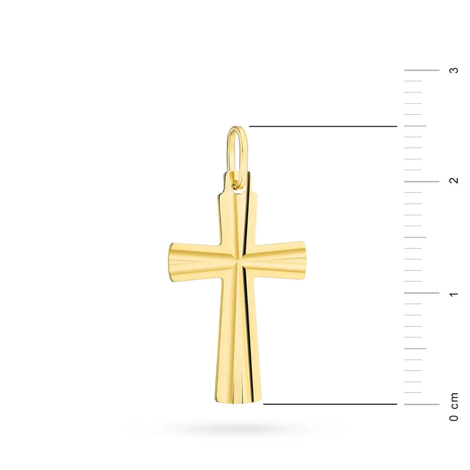 Gold Kreuz Anhänger