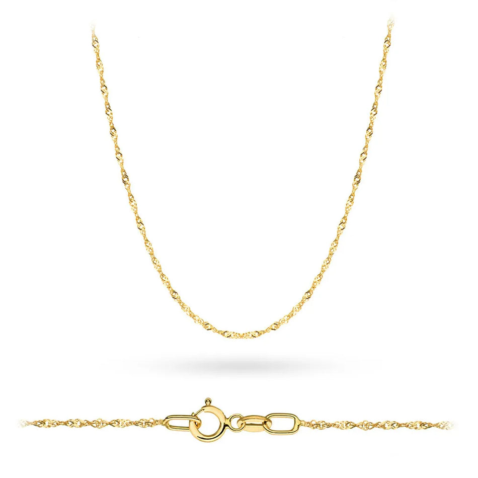 Gold Singapore Chain 1.0mm