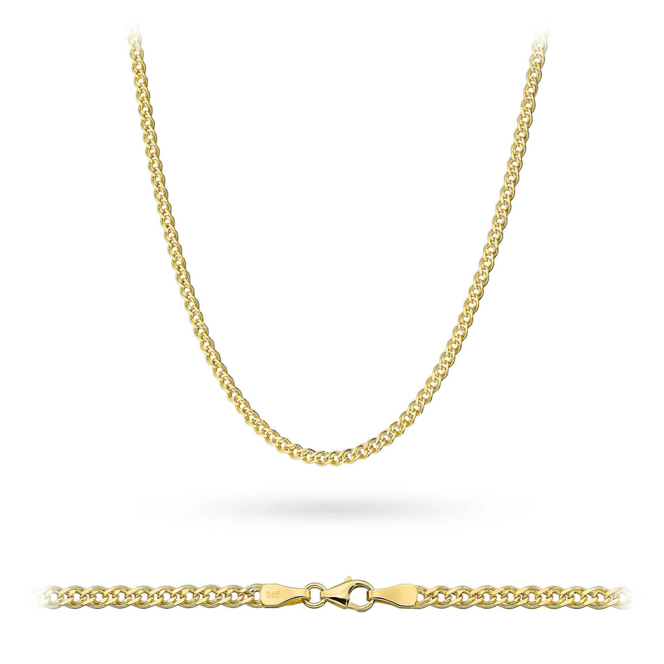 Gold Mona Lisa Kette 5.2mm