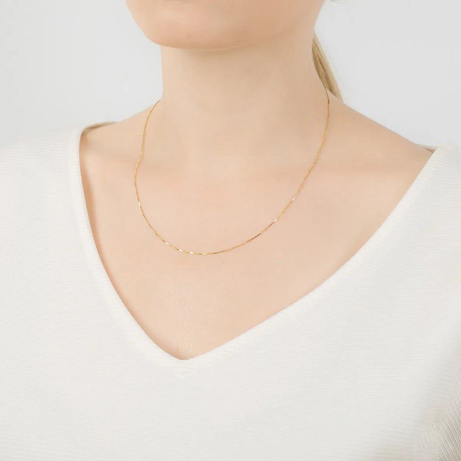 Gold Venezianerkette 0,7mm