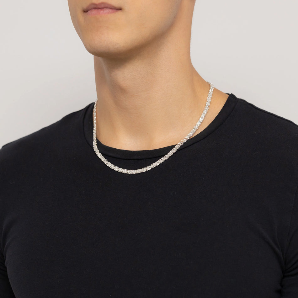 Herren Silber Königskette 5.0mm