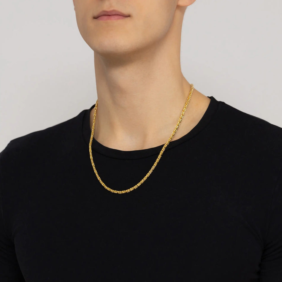 Herren Goldkette Royal Byzantin 2,9mm