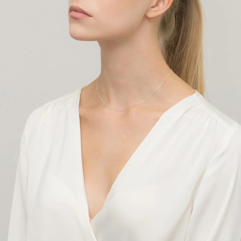 Silber Ankerkette 1.0mm