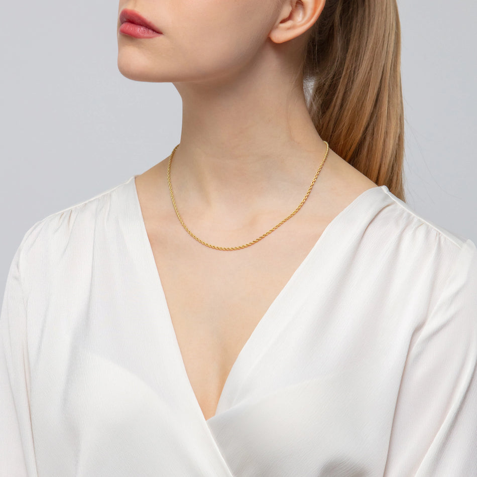 Gold Kordelkette 2.1mm