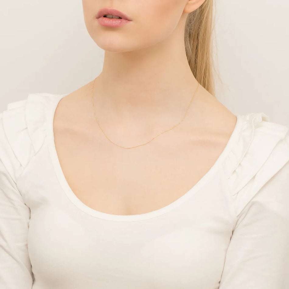 Gold Panzerkette 0,7mm