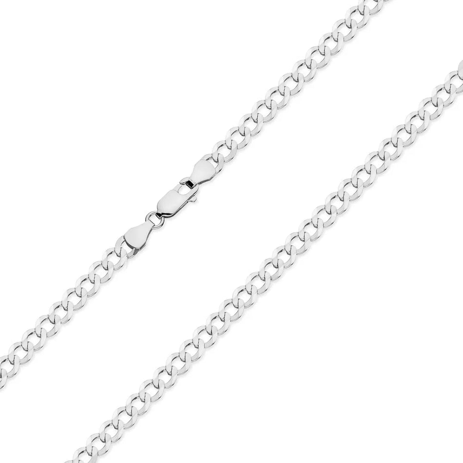 Herren Silber Panzerkette 5.2mm