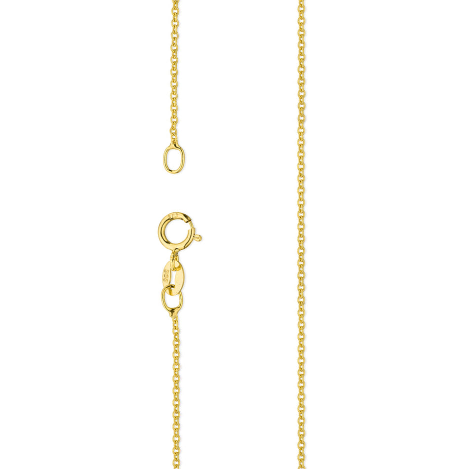 Gold Rolo Chain 1.0mm