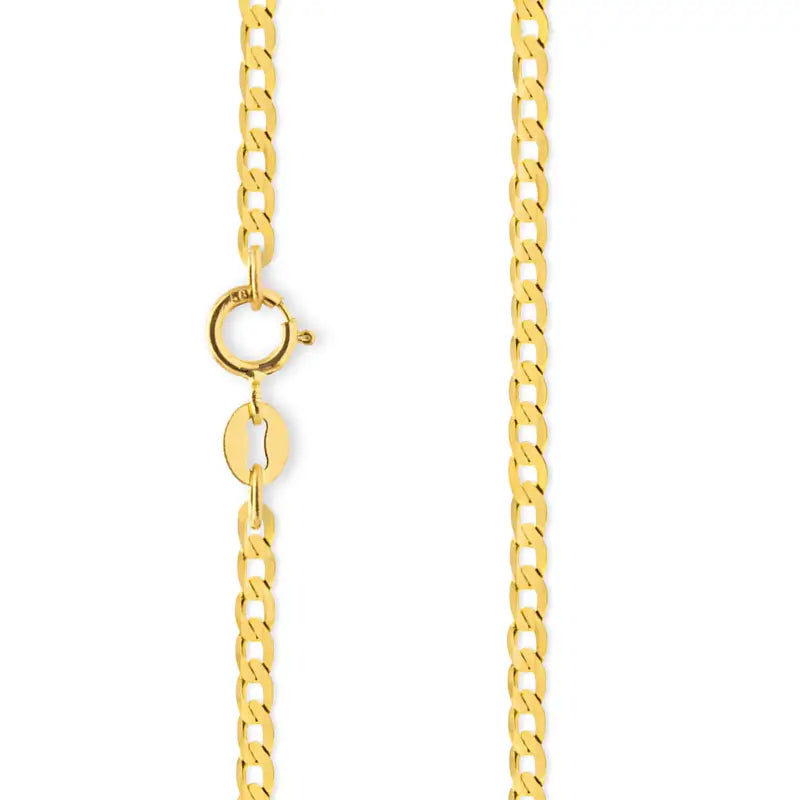 Herren Gold Diamantschliff Panzerkette 1.5mm