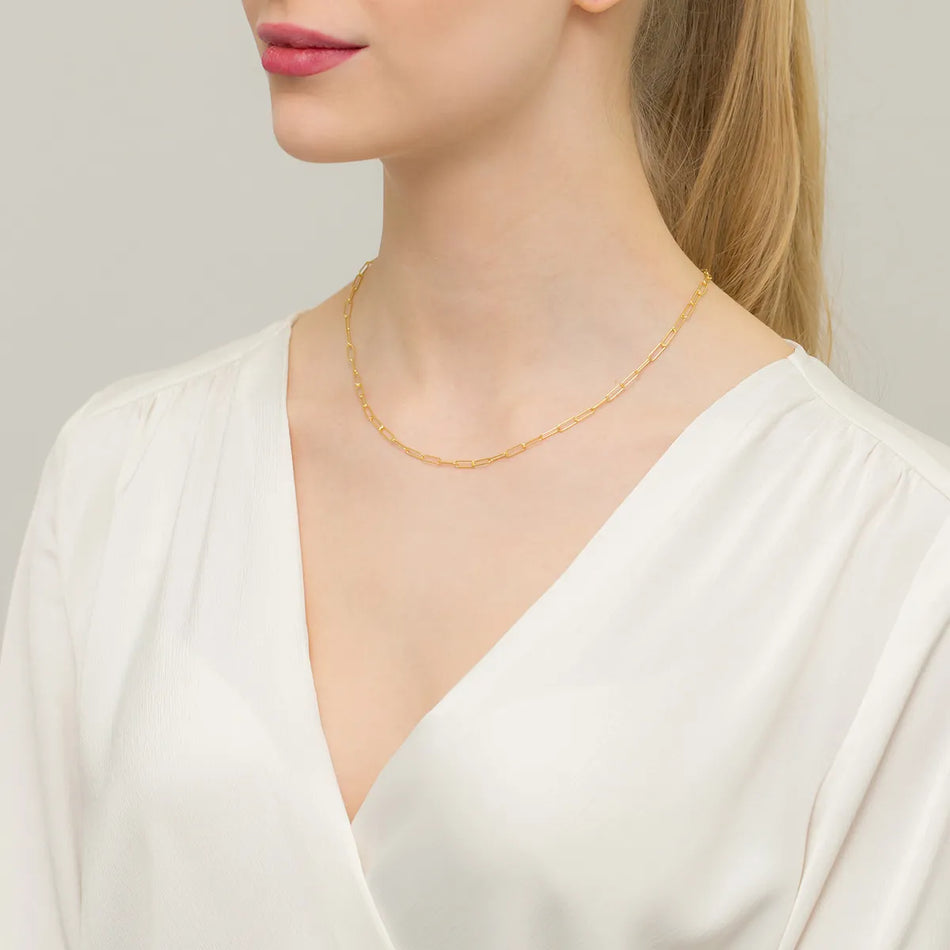 Vergoldete Silber Ankerkette 3.0mm