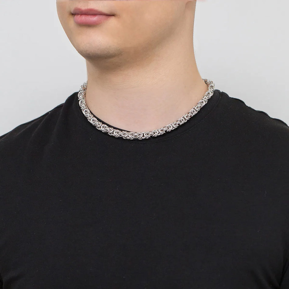 Herren Silber Königskette 8.0mm