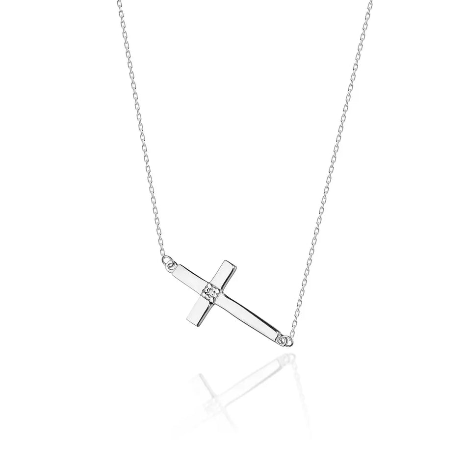 Goldkette mit 0,005 ct Diamant