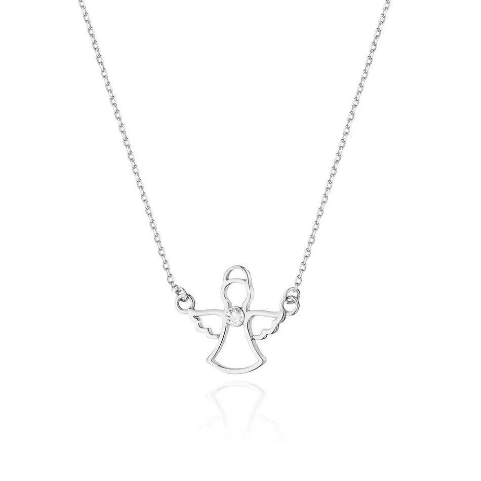 Goldkette mit Diamant-Engel