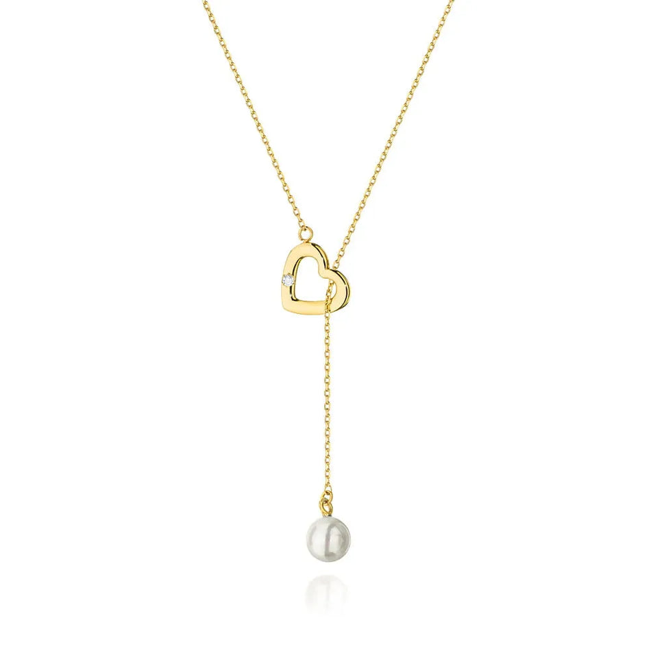 Goldkette mit 0,01 ct Diamant