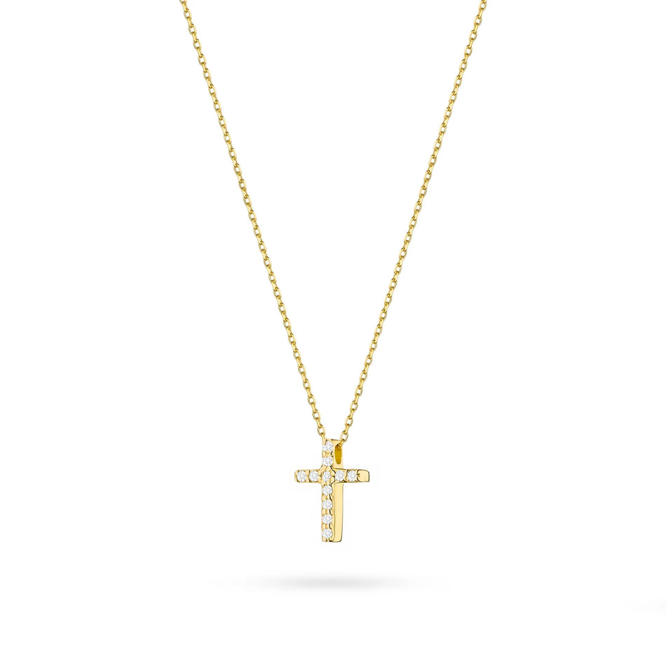 Goldkette mit 0,055 ct Diamanten