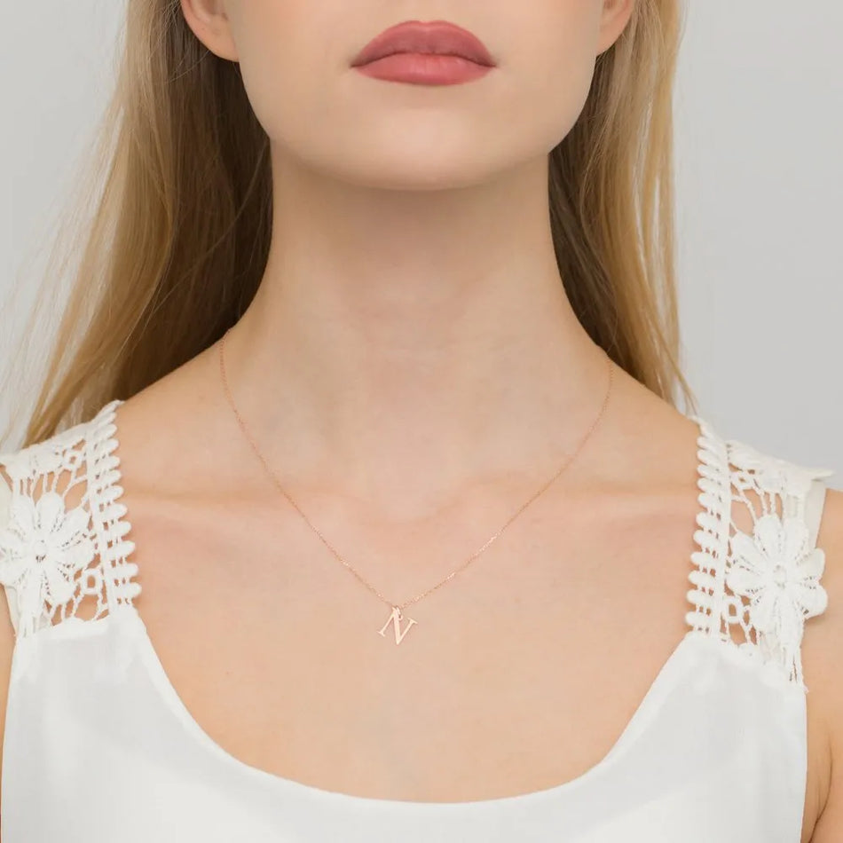 Goldkette mit 0,005 ct Diamant Brief N